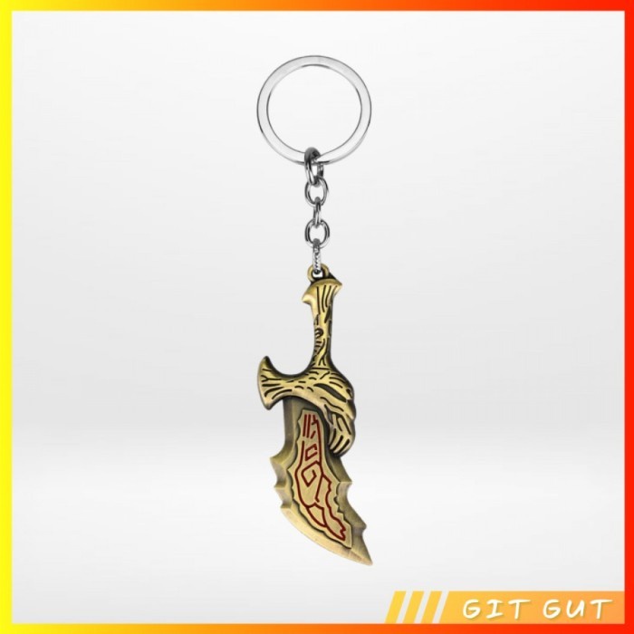 LS89 Keychain Gantungan Kunci God of War Kratos Axe Blade - Model 1