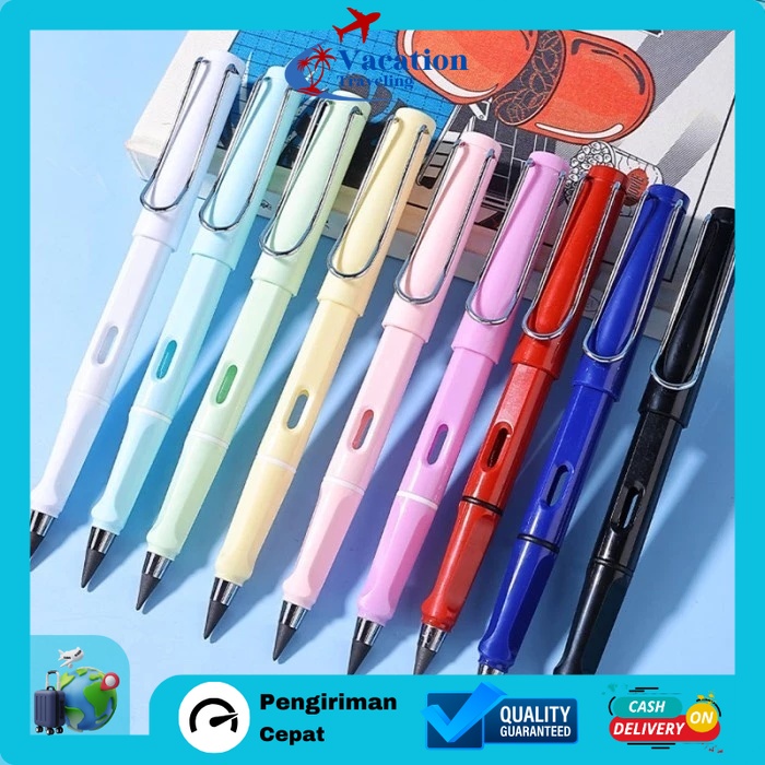

VT - PENSIL TANPA BATAS PREMIUM + ERASER / PENSIL ABADI + PENGHAPUS / PENSIL TIDAK BISA HABIS ETERNAL