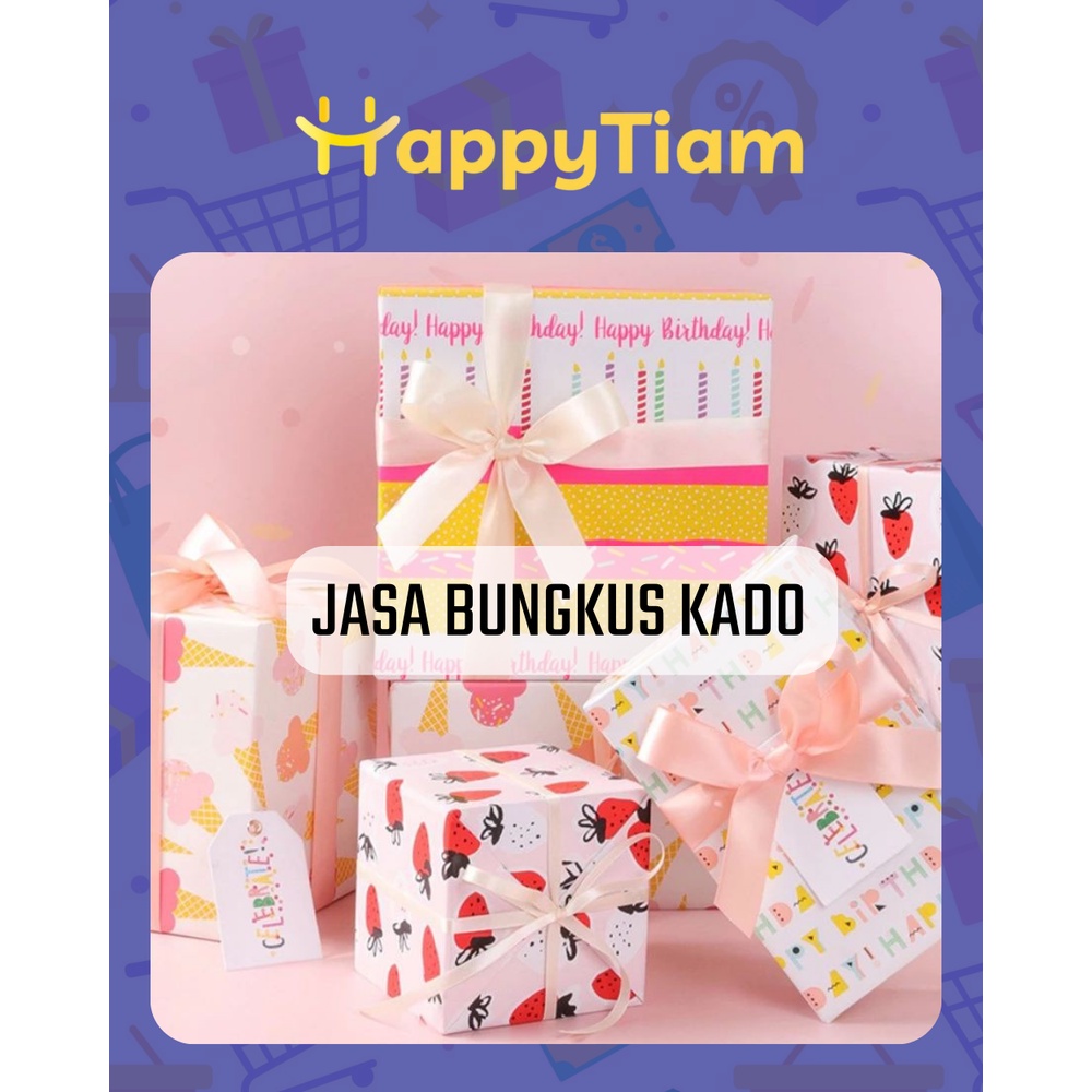 

JASA BUNGKUS KADO KARTU UCAPAN HADIAH KERTAS GIFT WRAPPING