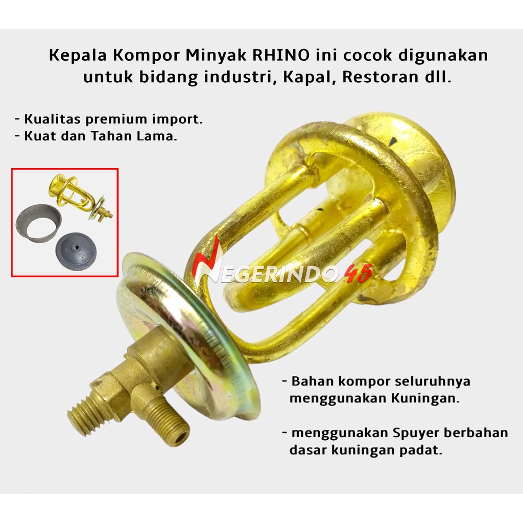 Kepala Kompor Minyak 203 Rhino / Tycoon / Filco Kepala Kompor 203 Semawar Minyak Terlaris