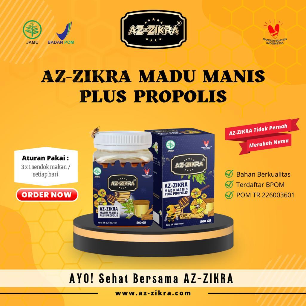 

Madu Azzikra Az-Zikra Kemasan Baru 500gr ASLI ( Hutan Herbal Sarang ) Super dan Hitam