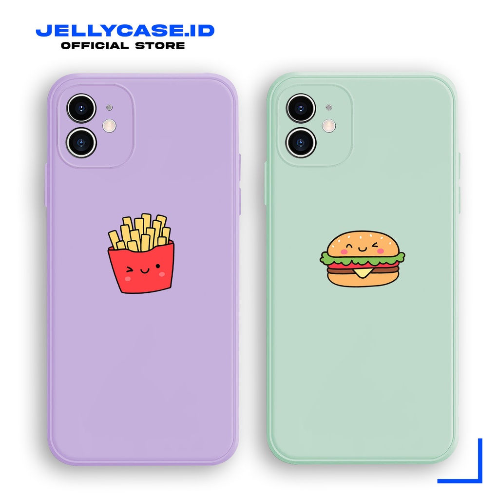 Soft Case Infinix Note 30 Hot30 Smart 7 Smart5 Hot10Play Hot 9 Play Note12 JE378 Burger Softcase HP Aesthetic Casing Jelly Anime Kartun CameraPro