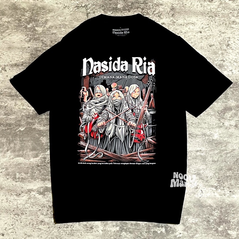 【COD】 Nasida Ria - Dimana Mana Dosa Tshirt - Black | Original Merchandise KAOS