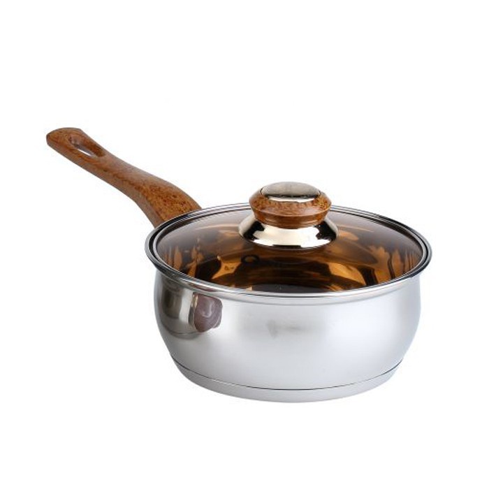 Panci Stainless Steel + Tutup Kaca Satuan Oxone 18Cm