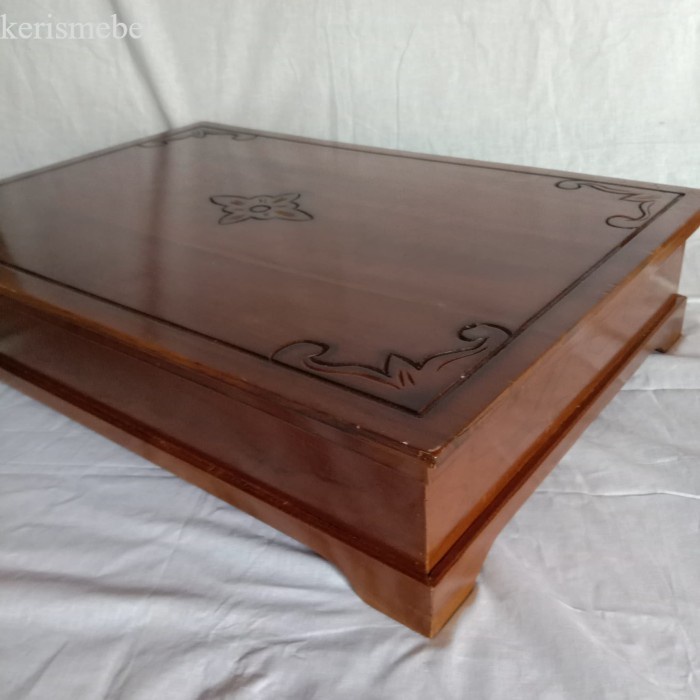 Kotak Tempat Penyimpan Pusaka Kayu Jati Ukir murah