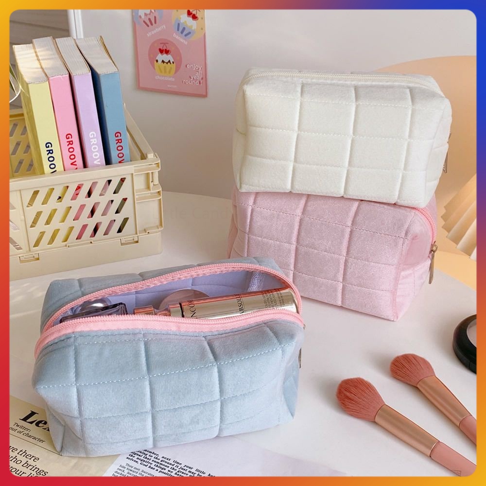

Tas pensil penyimpanan berkapasitas besar bergaya Jepang/kotak alat tulis tas kosmetik mewah