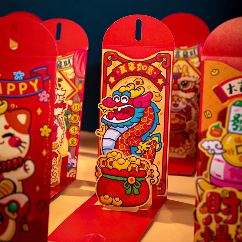 

Angpao 3D Imlek Tahun Naga Angpau Kucing hoki cai shen 3D Angpao 2024 3D premium Yumiolshopinter