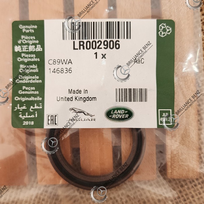 SEAL DIFFERENTIAL OIL OUTER RANGE ROVER EVOQUE, FREELANDER  LR002906