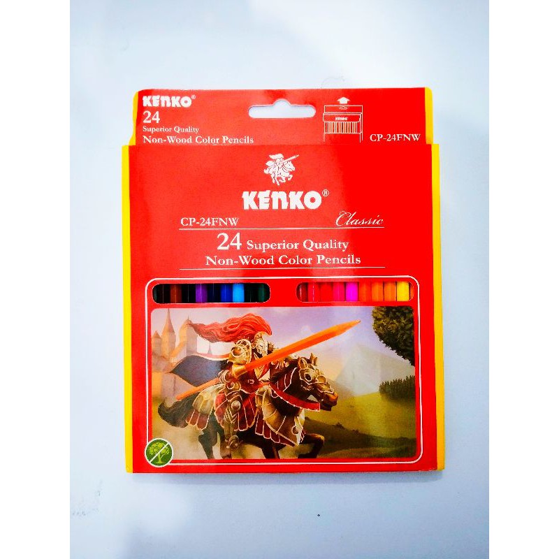 

(Harga Per 12 Pcs) Pensil Warna 24Warna Kenko CP 24FNW