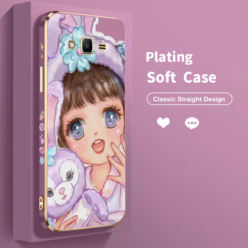 Golden Plated Casing Case For Samsung J2 Prime J2 Ace J4+ J4 Prime G532 Case For Samsung J4Plus sama