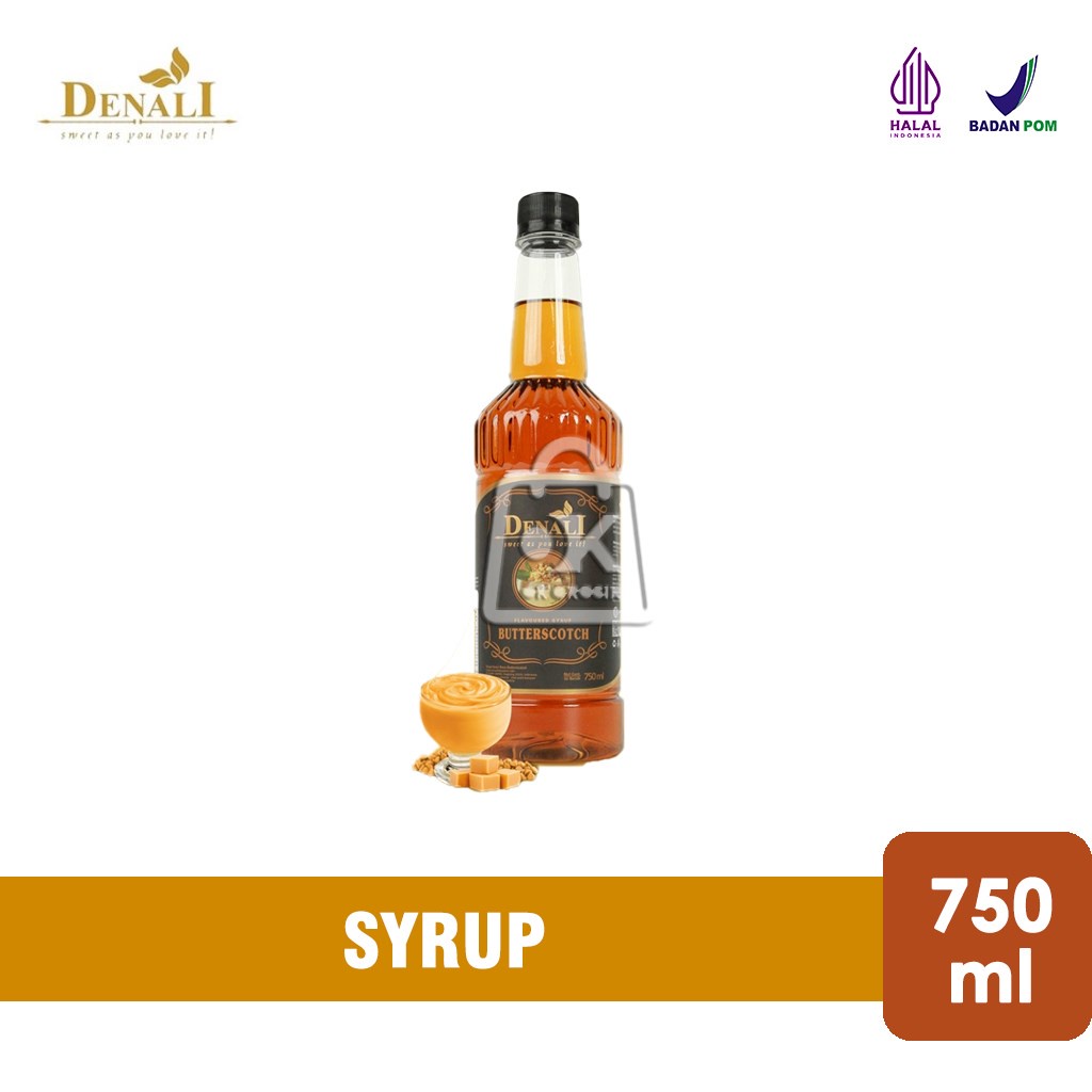 

Syrup Butterscotch Denali / Sirup Butterscotch (Botol Plastik 750ml)