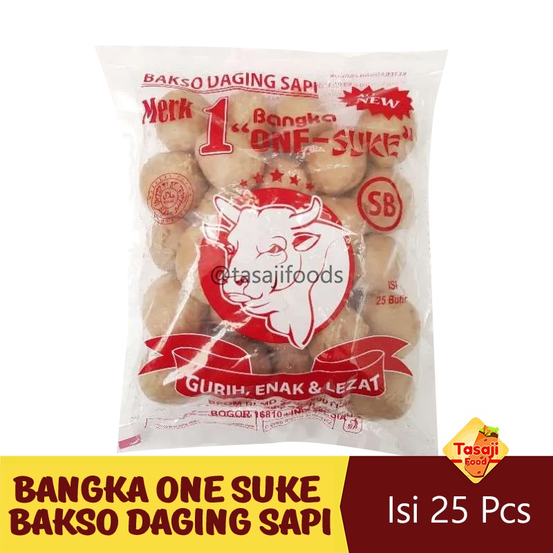 Bangka One Suke Bakso Daging Sapi Isi 25pcs
