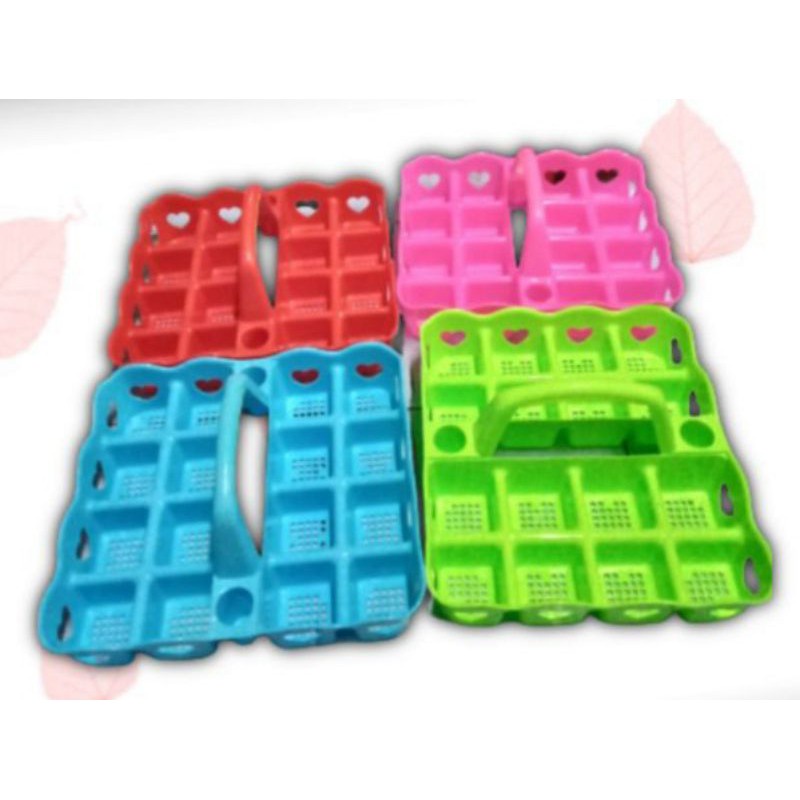 RAK AQUA GELAS 16 LUBANG PLASTIK