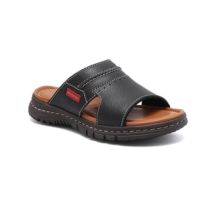 Buccheri Sandal Pria Ante Black