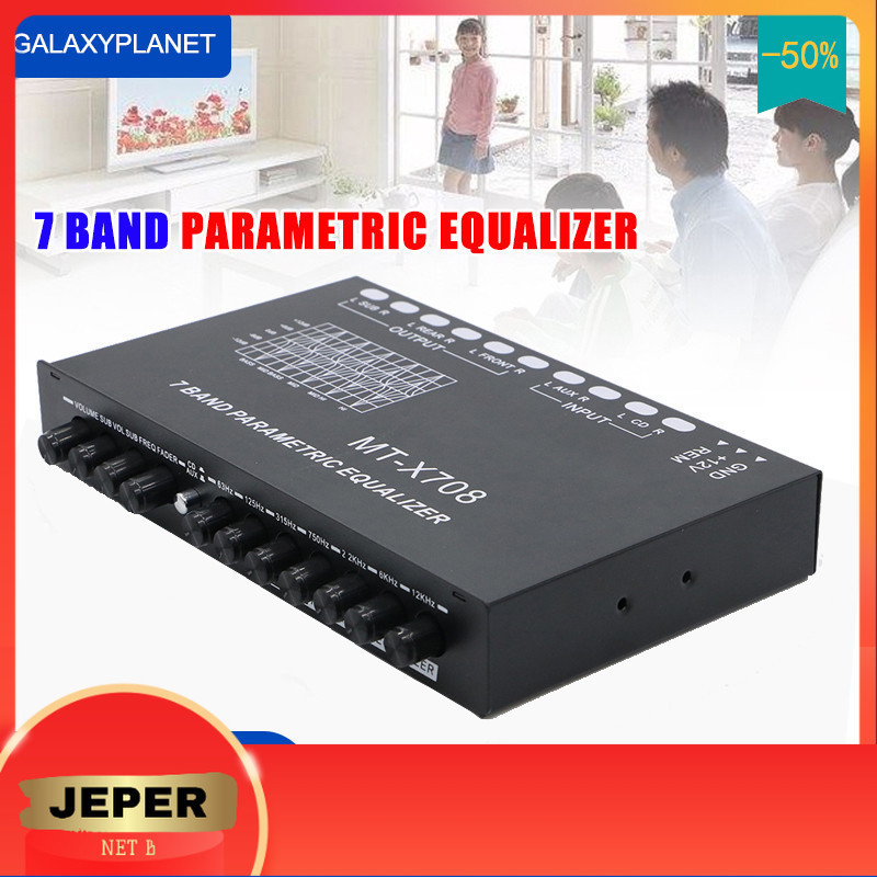 Jeper  Parametric Equalizer Mobil 7 band Sorround Sound