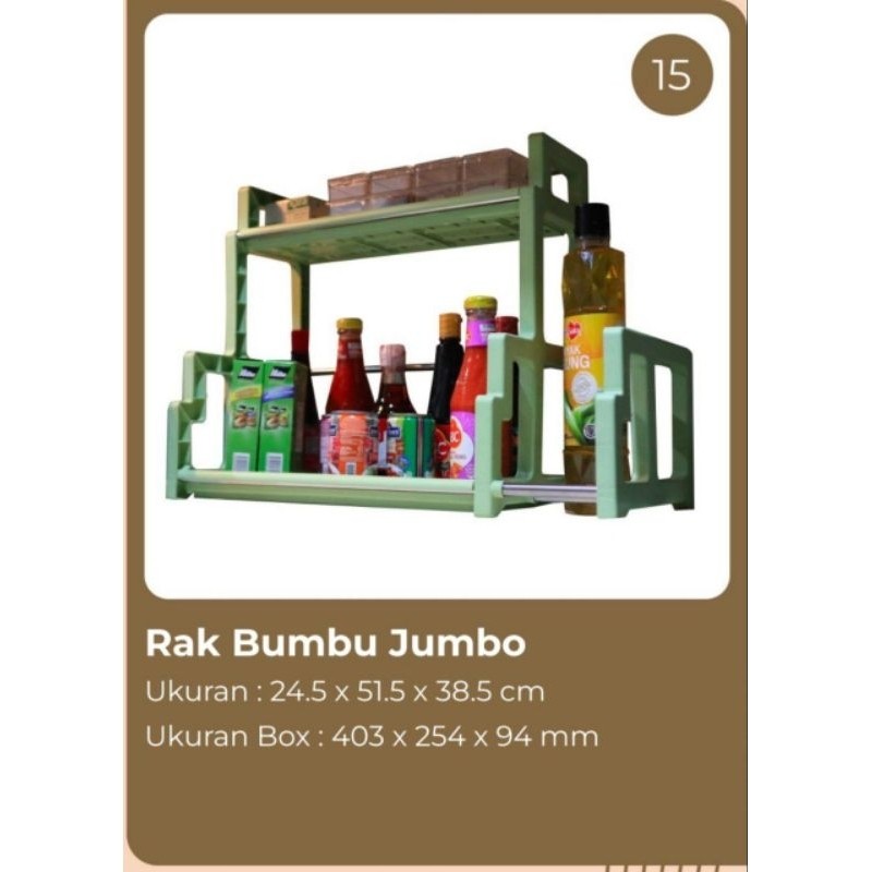 Fawsline Rak bumbu  jumbo