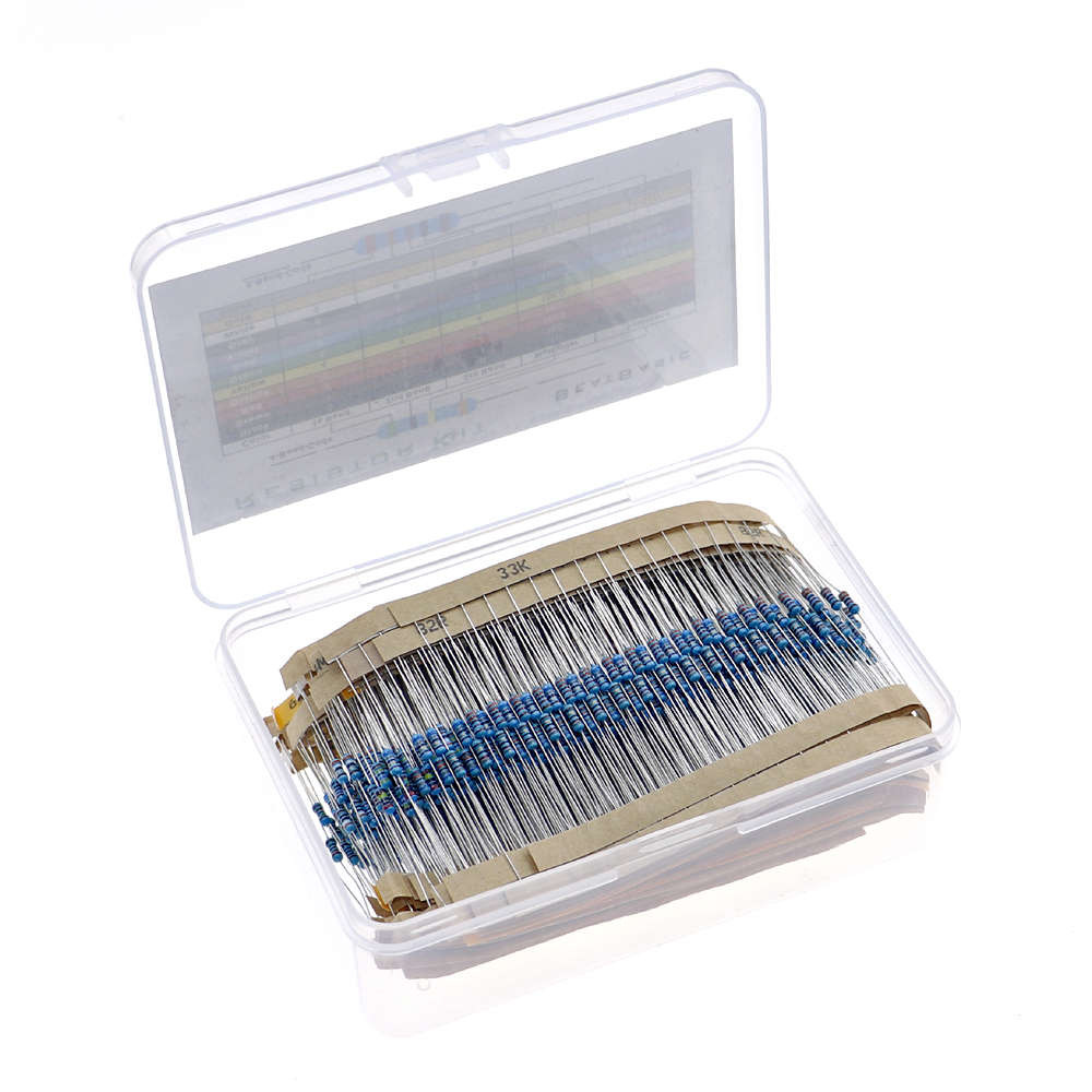 

1460pcs 73 Kinds x 20pcs 1R-1M 1% 1/4W Metal Film Resistor Assorted Kit set with Plastic Case