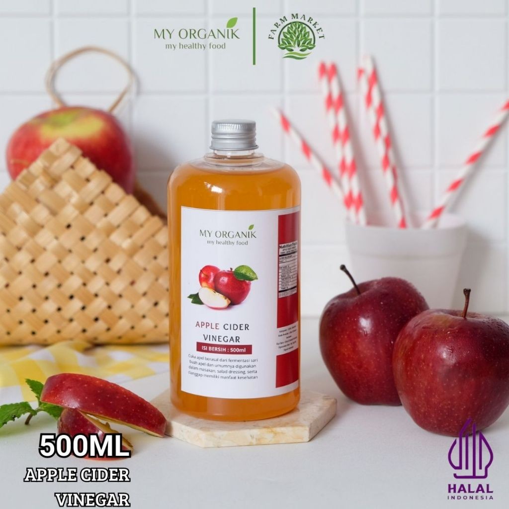 

My Organik Cuka Apel Vinega With Mother Apple Cider vinegar Organik Original Untuk Kesehatan