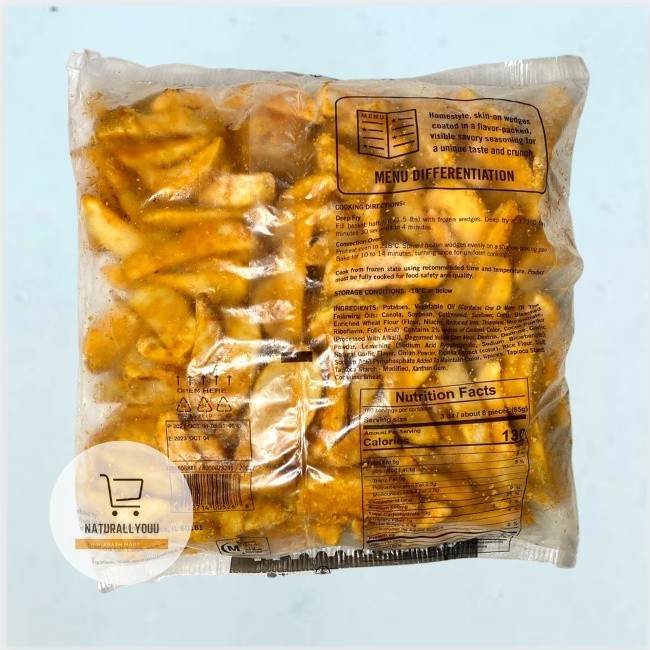 

READY STOCK!!! Mc Cain Kentang Goreng Wedges McCain French Fries - 500gr