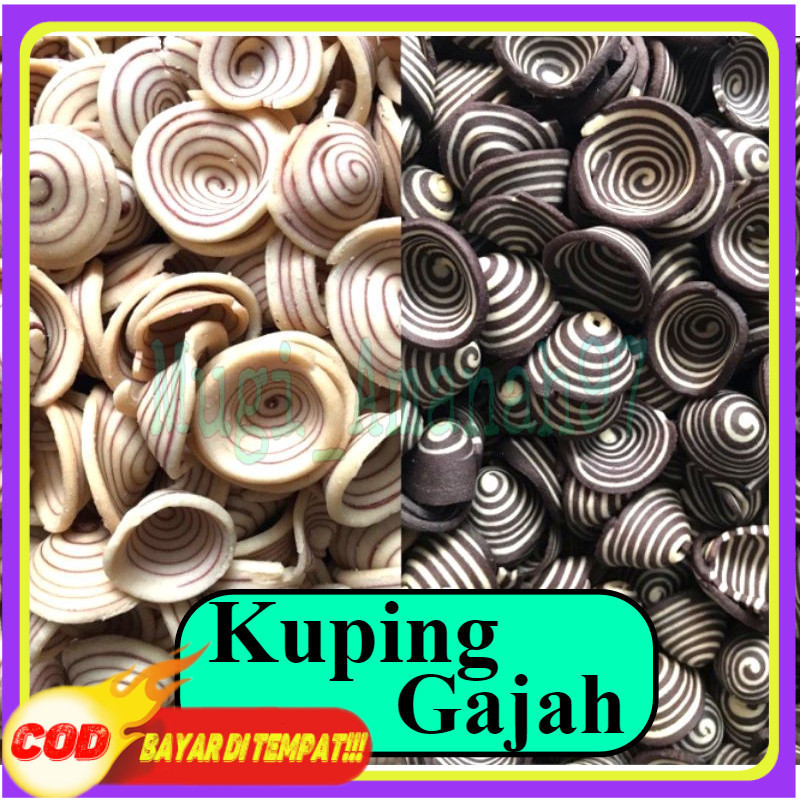 

1kg kuping gajah cream/ hitam