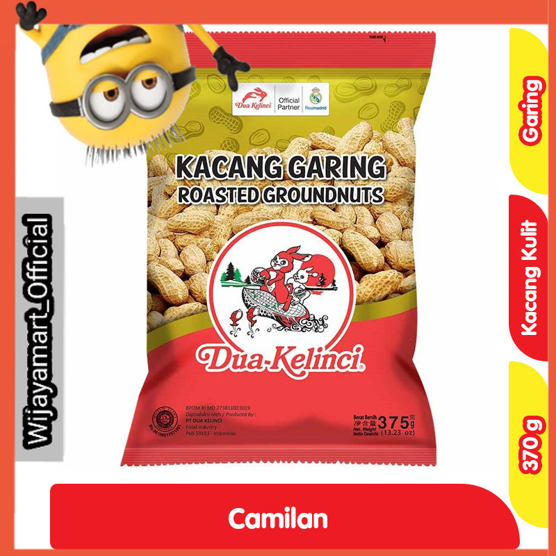 

Dua Kelinci Kacang Kulit Garing 370 g