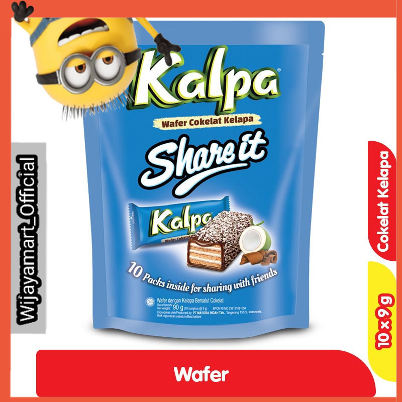 

Kalpa Wafer Cokelat Share It Pouch 10 x 9 g