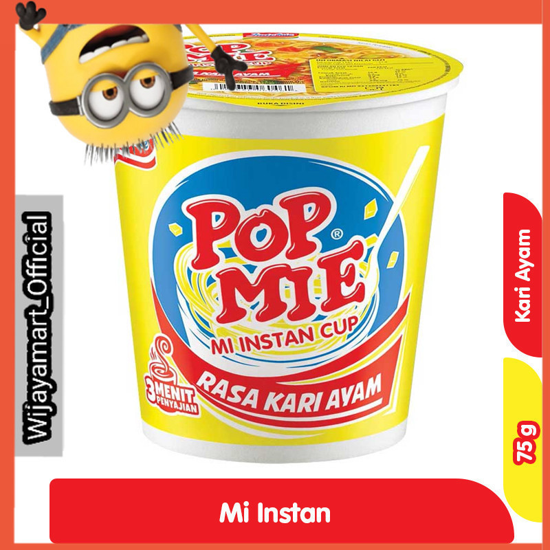 

Pop Mie Mi Instan Cup Kari Ayam 75 g