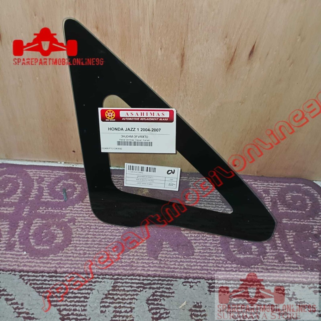 Kaca Segitiga Mati Depan Honda Jazz GD3 2004 2006 Asahi Mas