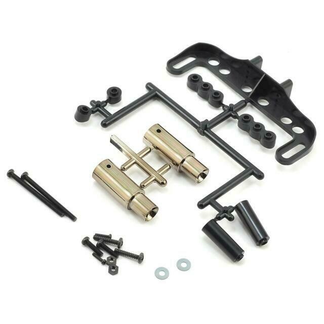 Yokomo Real Muffler Set - Gun Metal (SD-ACMG)