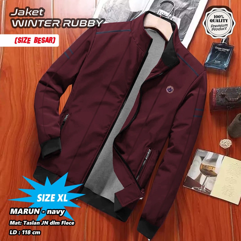 JAKET Winter Rubby JAKET  POLOSAN PARASUT BOLAK BALIK PRIA DAN WANITA / BOLAK BALIK / PARASUT / JAKE