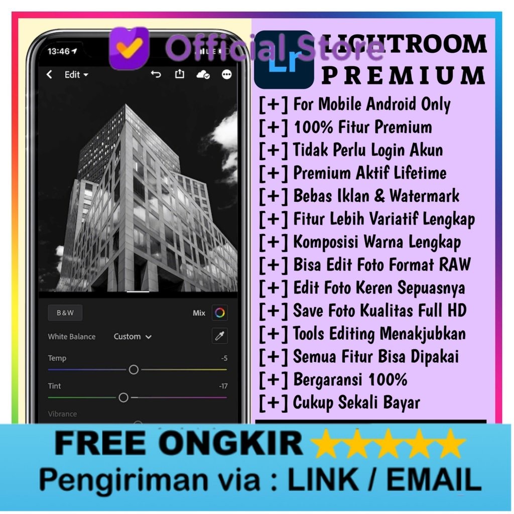 Lightroom Premium Android Lifetime