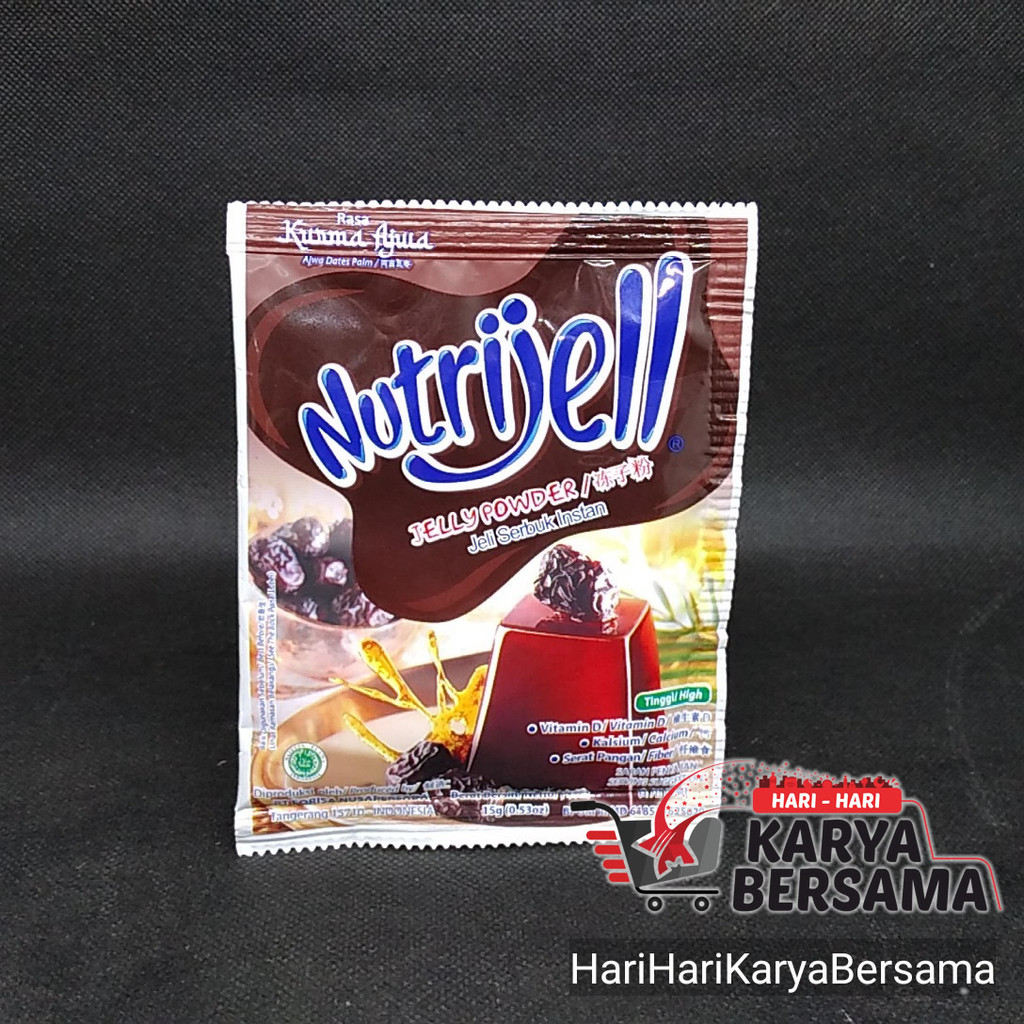 

NUTRIJELL JELLY POWDER RASA KURMA AJWA 15GR