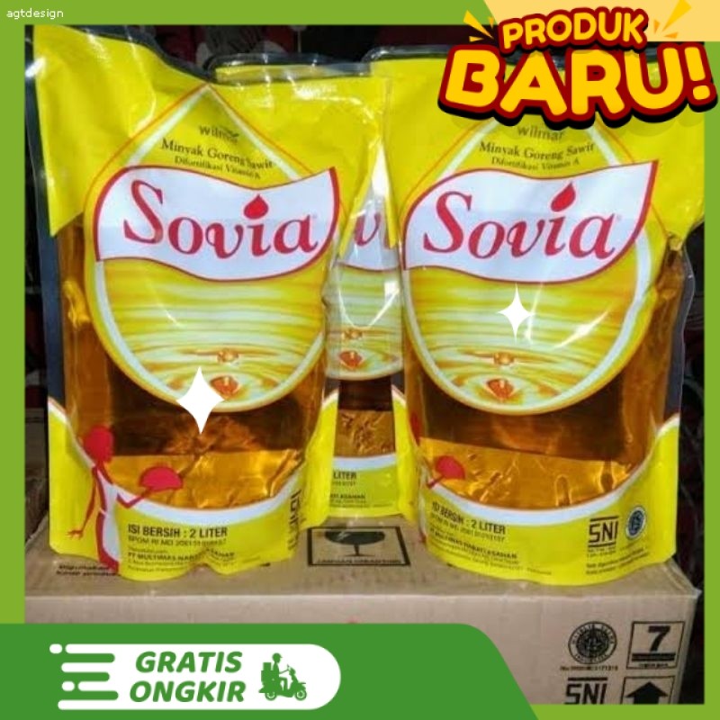

PAKET MURAH 2 PCS Sovia Minyak Goreng 2L