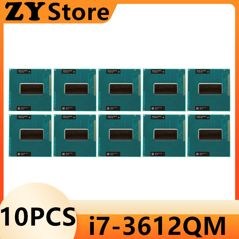 10PCS i7-3612QM i7 3612QM SR0MQ 2.10GHz Quad-Core CPU Laptop Processor I7 3612QM 6M 35W Socket G2 / 