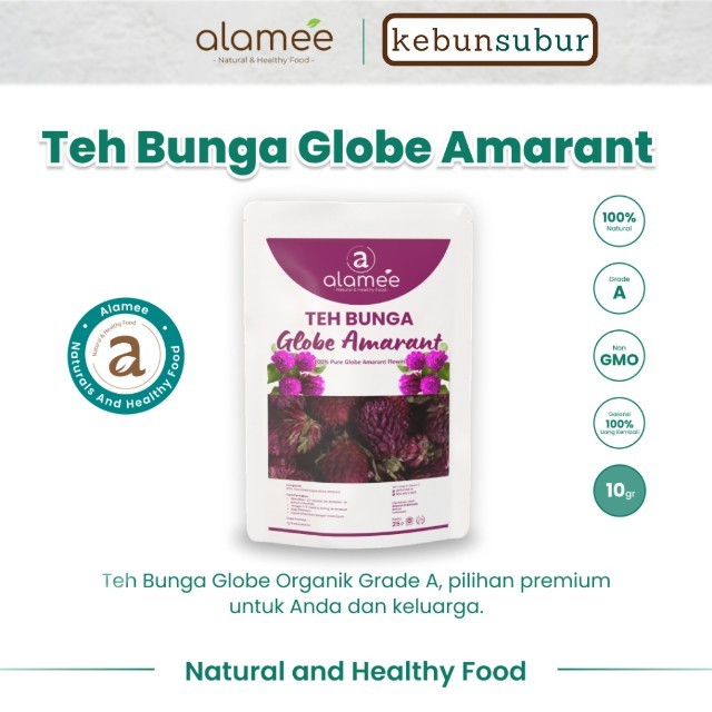 

ALAMEE Teh Globe Amaranth Tea Bunga Kering Herbal Organik Dried Flower 10gr Premium