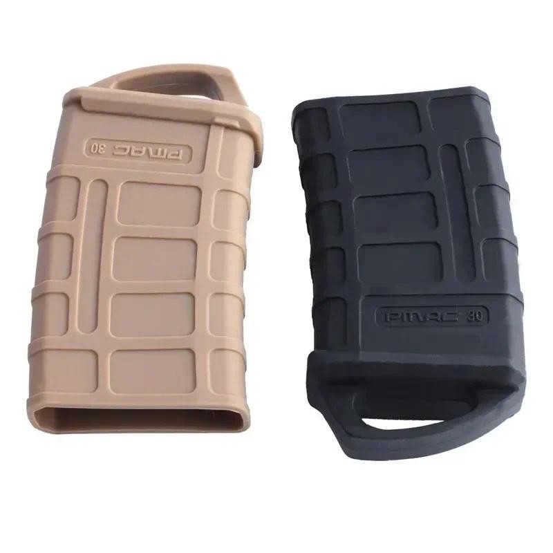 Fast Magazine Holster AR15 AR10 AK M4 M16 Rubber Case 5.56 Mag Anti-slip Protective Sleeve Cover Air