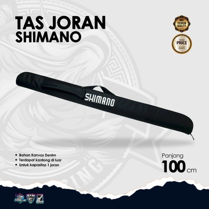 NIRMALA Tas Pancing Hard Case Shimano Daiwa Adun Mancing 100cm