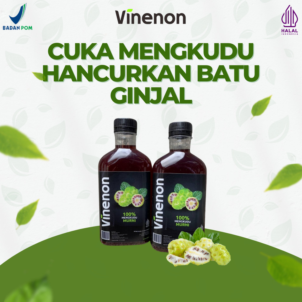 

Vinenon Cuka Mengkudu Asli | 100% Vermentasi Buah Mengkudu | Atasi Batu Ginjal Tanpa Operasi | Sudah BPOM