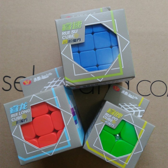 [[Promo]]Ready Paket Rubik YongJun Stickerless / Rubik 2x2 / Rubik 3x3 / Rubik 4x4