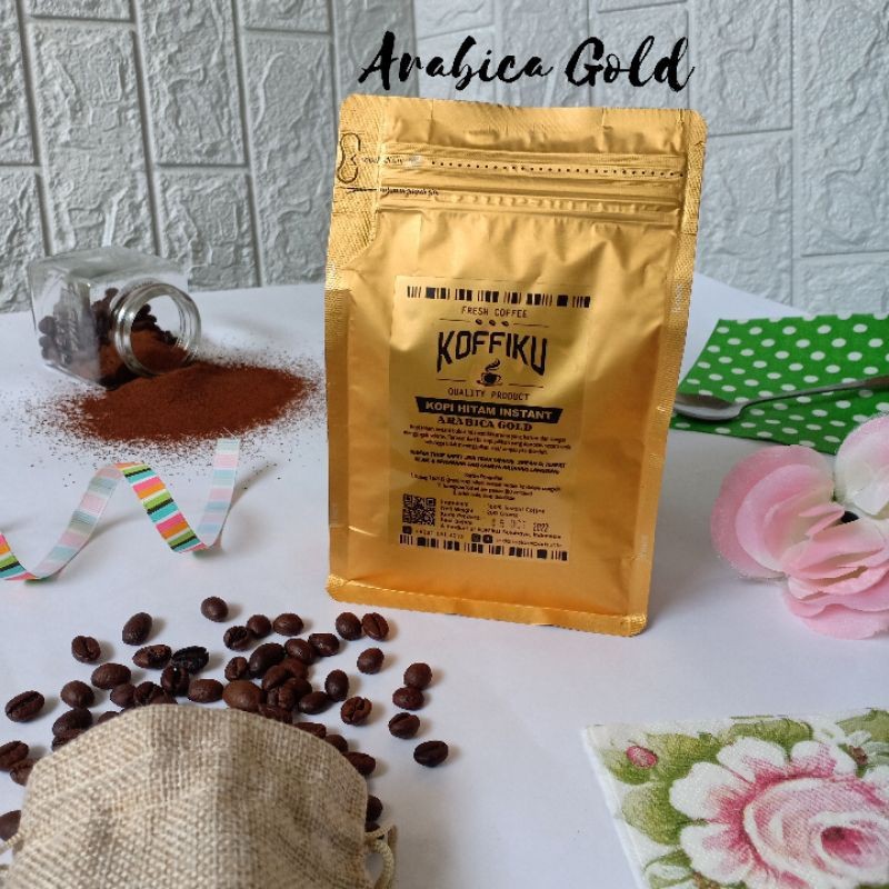 

YG99BM KOFFIKU [ARABICA GOLD] Spray Dried Instant Coffee/ Kopi Tanpa Ampas 200 gram Murah Surabaya