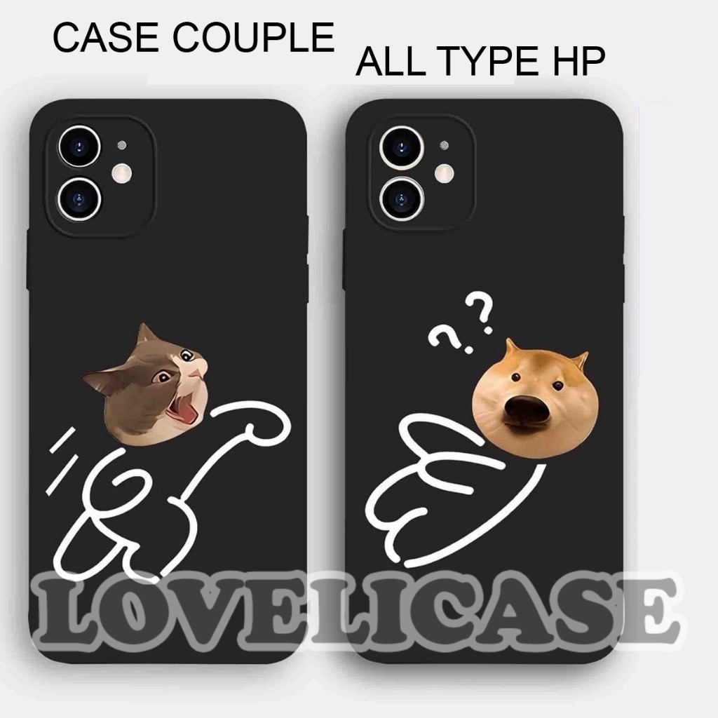CASE COUPLE UNTUK SEMUA TYPE HANDPHONE OPPO / VIVO / SAMSUNG /REDMI / INFINIX /REALME / IPH / POCO /