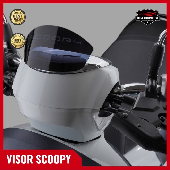 VISOR SCOOPY 2021 FRONT WINDSHIELD HONDA SCOOPY NEW 2021-2023 CANOPY - MIKI