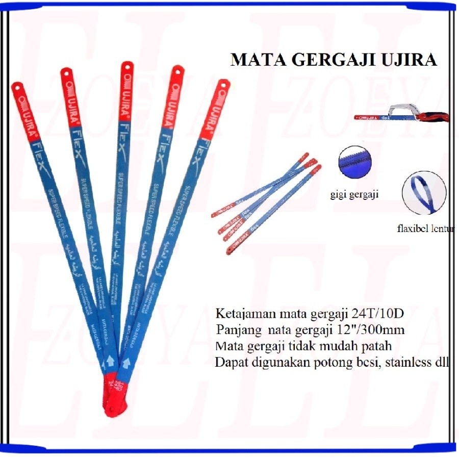 Mata gergaji Besi 24T mata gergaji Kayu Plastik Besi 12 Inch