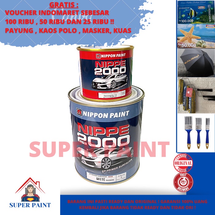 CAT MINYAK DASAR (EPOXY PRIMER SURFACER) NIPPE 2000 / NIPPE EPOXY 1 L