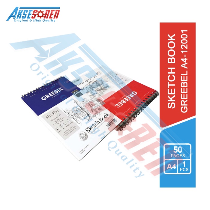 

Aksesoren Buku Gambar Sketsa [Greebel A4-12001] / Sketct Book / Drawing Book