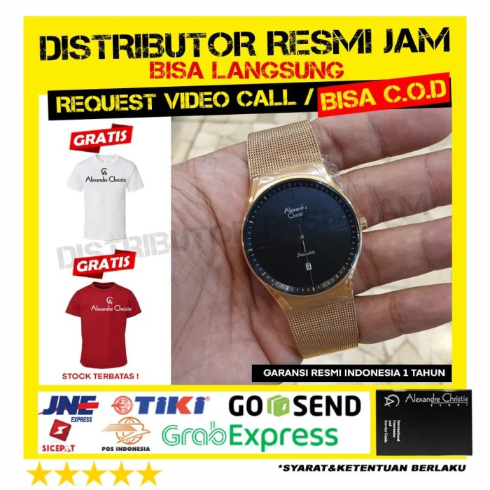 jam tangan alexandre christie ac8571 8571 brand new garansi resmi