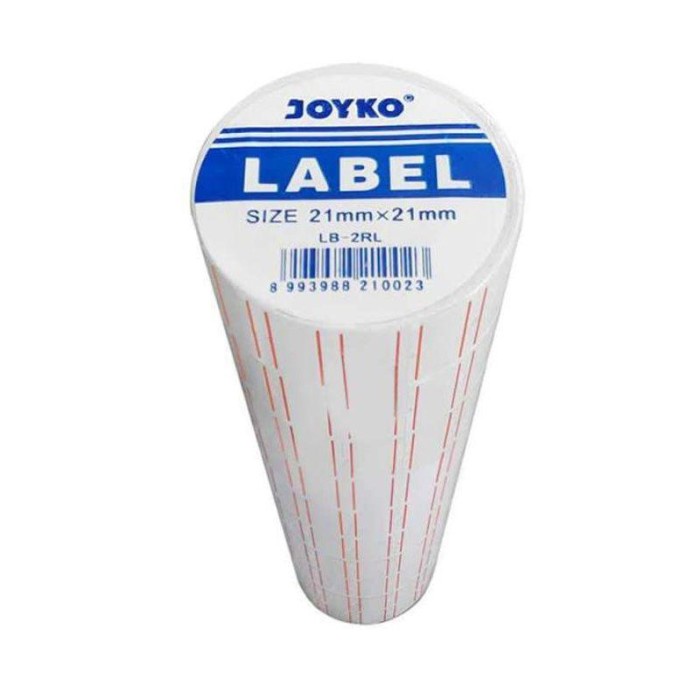 

Kertas Label Harga Joyko 1 Baris LB-2RL/ Isi Ulang Refill