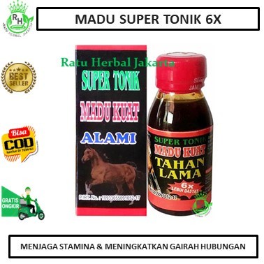 

PROMO BINTANG Madu Super Tonik 6X/ Madu Asmara / Madu kuat Tonik - Isi 60ml SIAP ANTAR