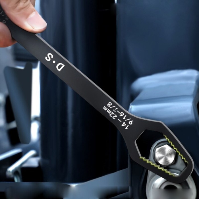 KUNCI RING universal Adjustable double head wrench kunci ring pas set