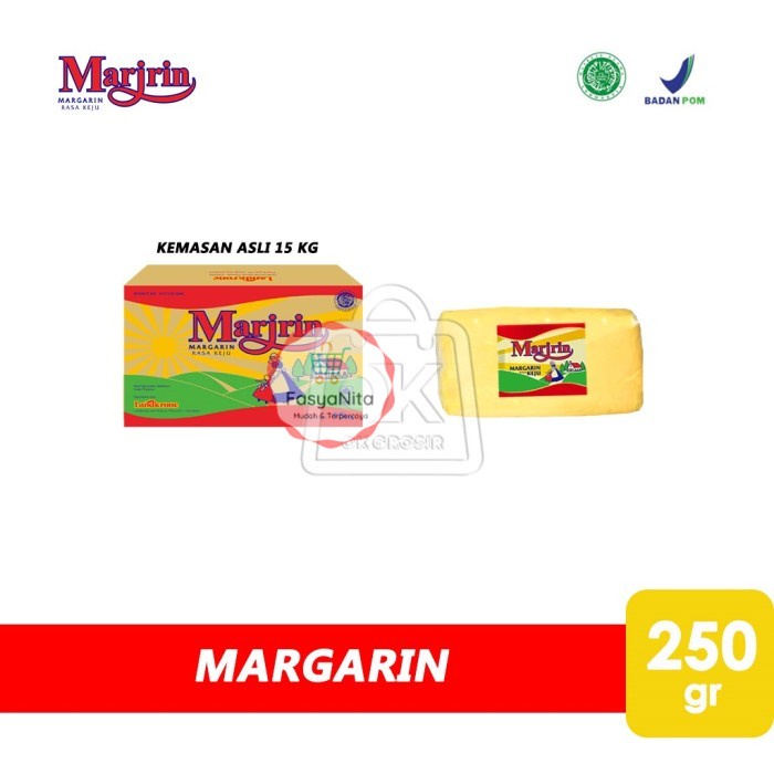 

Margarin Rasa Keju MARJRIN / Cheese Margarine (250 gr) - Repack 250g - FasyAnita Mart Denpasar